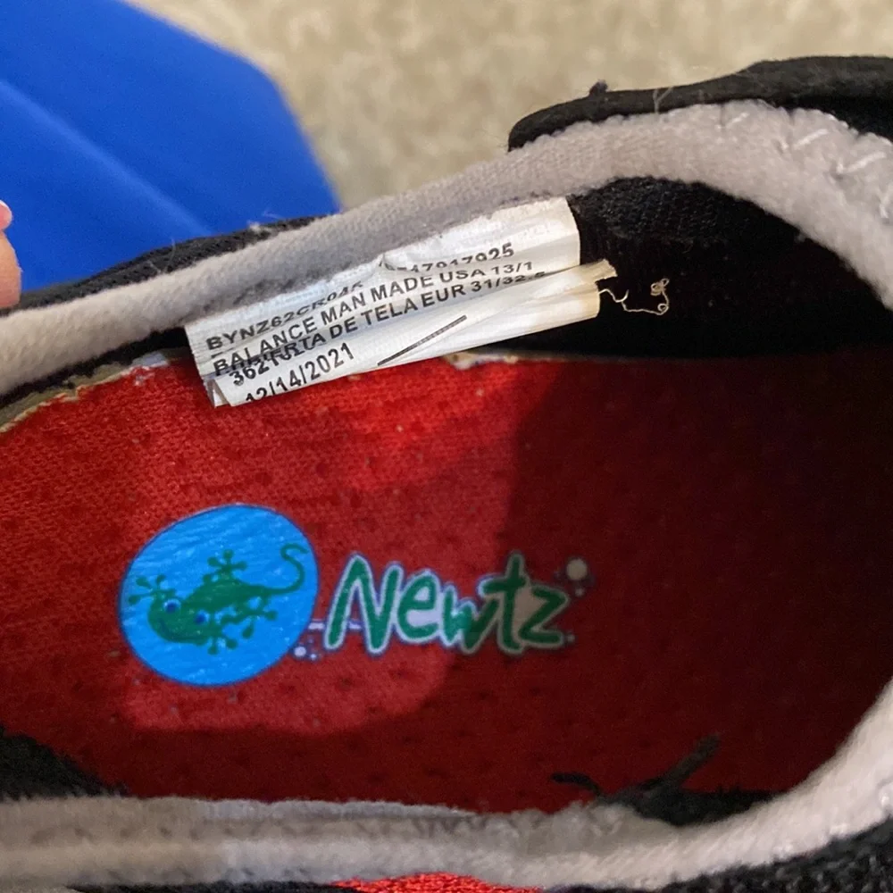 Newts water, shoes